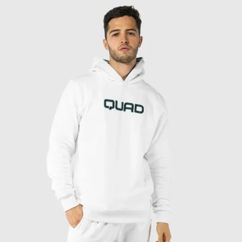 Quad Felpa signature con cappuccio