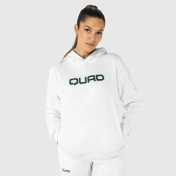 Quad Felpa signature con cappuccio