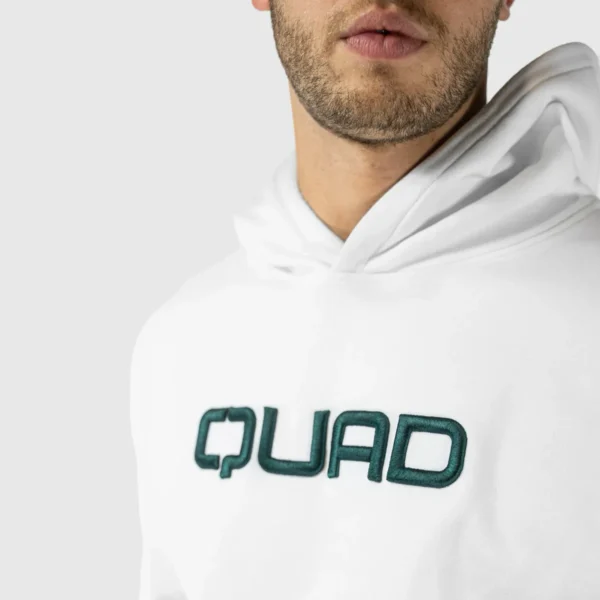 Quad Felpa signature con cappuccio